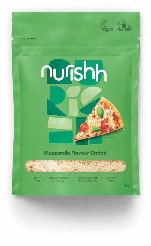 Mozarella ízű reszelt készítmény